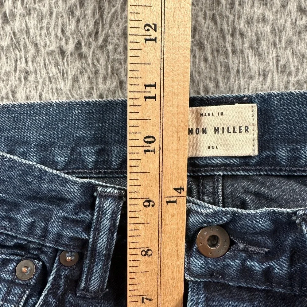 Simon Miller Men's Selvedge Narrow‎ Jeans Dark Wash 29x32 Made In USA Button Fly